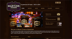 Desktop Screenshot of martinstavern.com